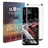 S8 Plus Glass Screen Protector,[Case Friendly] JRG Curved Tempered Glass Screen Protector for Samsung Galaxy S8 Plus (S8+),Not Full Coverage,Black Frame