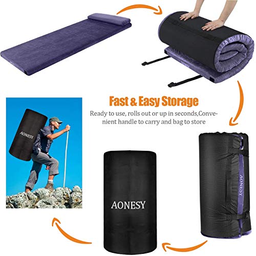 memory foam camping mattress double