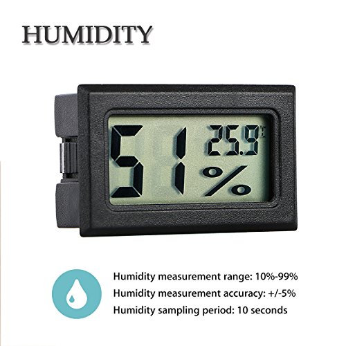 2 Veanic+Electronic+Temperature+Thermometer+Humidifiers
