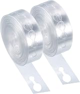 KkaFFe Balloon Arch Kit Tape Strip Double Hole Transparent for Party Wedding