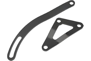 Aramox Alternator Bracket Black Steel Lwp Alternator Bracket Kit Fit for 318 340 360 Engine