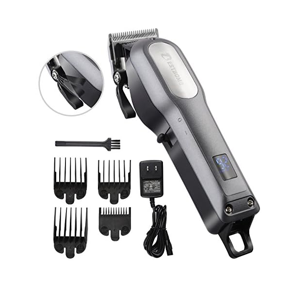 Professional Hair Clippers For Men Bestbomg Rechargeable Cordless