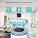 Enther Air Purifier with True HEPA Filter, Air Filter for Allergies Pets Smoke Smokers Home Mold Dust, Air Cleaner Odor Eliminator for Large Room with Air Quality Monitor, Optional Night Light