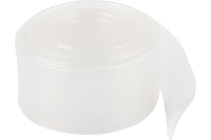 Heat Shrink Tubing, 2:1 Dia 0.59" Sleeving Wrap Cable Wire Electric Insulation Heat Shrinkable Tube Transparent 16Ft (Dia 15m