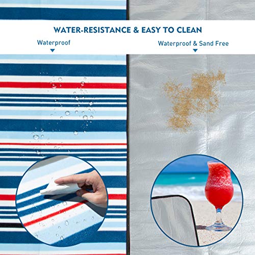 CAMEL CROWN Outdoor Picnic Blanket Large Fleece Waterproof Baby