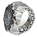 YouYouPifa Silver Round Flower Bezel Alloy Finger Ring Watch
