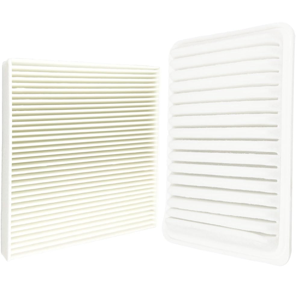 Photo 1 of 17801-0H050 87139-07010 Engine Air Filter Cabin Air Filter Kit Replacement for Toyota Camry 2007-2017 2.4L 2.5L Venza 2009-2017 2.7L L4 Replaces A35649 CF10285