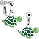Cute Turtle Clip Earrings