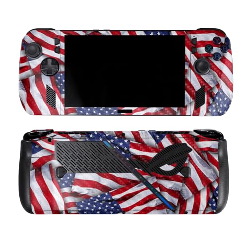 Carbon Fiber Skin Compatible with Asus ROG Ally X - Patriot - Premium 3M Vinyl…