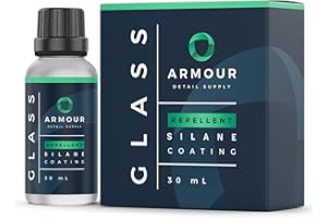 Armour Detail Supply - Glass Coating - Premium Hydrophobic Window Protection for Windshields, Side, and Rear Glass; Up to 2-3 Years Durability; Includes Applicator & Directions (30ml)