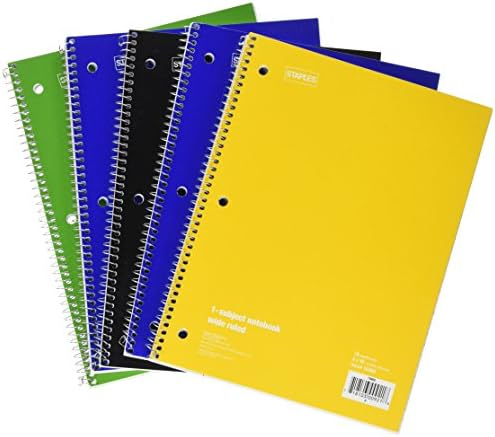 1-subject Notebook Wide Ruled 5-pack