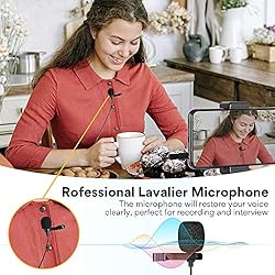 MAONO Lavalier Microphone for iPhone Android