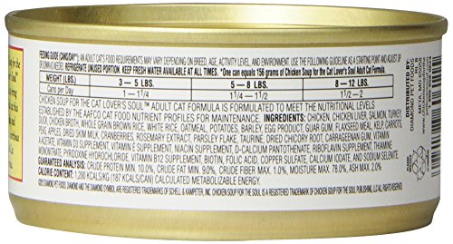 Chicken Soup for the Soul Chicken for Adult Cats 5.5 Ounce Cans, Case of 24