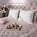 King Size Bed Pillows for Sleeping - 20x36, 2-Pack - Mid Loft - Soft Fiber Fill - Hypoallergenic - Stripe Cotton Covers - Top Alternative to Feather and Down Bedding – Fit California King and Twin Bed