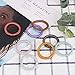 VEGOLS 8 Pcs Spiral Hair Ties No Crease, Colorful Coil Hair Ties, Elastic Hair Coil Ties, Traceless Phone Cord Hair Ties - 8 Multicolor
