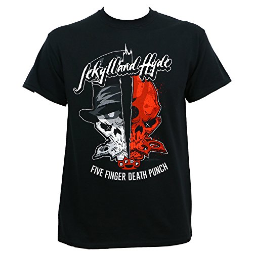 Rockoff Trade Men's Jekyll & Hyde T-shirt, Black, Small