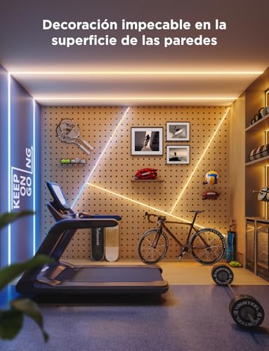 Govee COB LED Strip Lights Pro 3 Meters, Smart LED Strip Compatible with Alexa, Google Assistant and Matter, RGBICW Strip Light with Warm White, Color Changing, Lights for Bedroom, Cabinet, Party