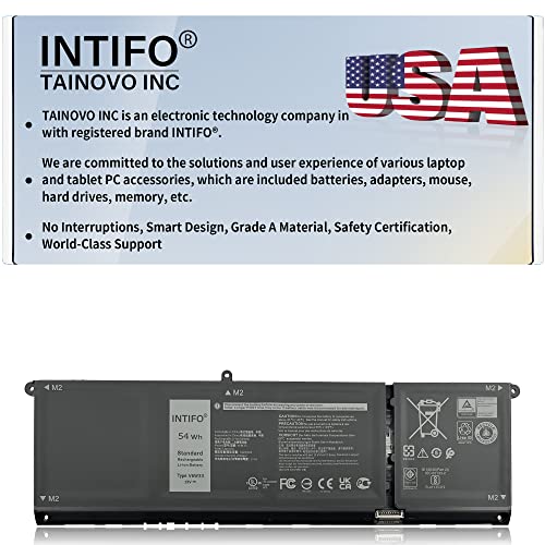 INTIFO 54Wh V6W33 Laptop Battery Compatible with Dell Latitude