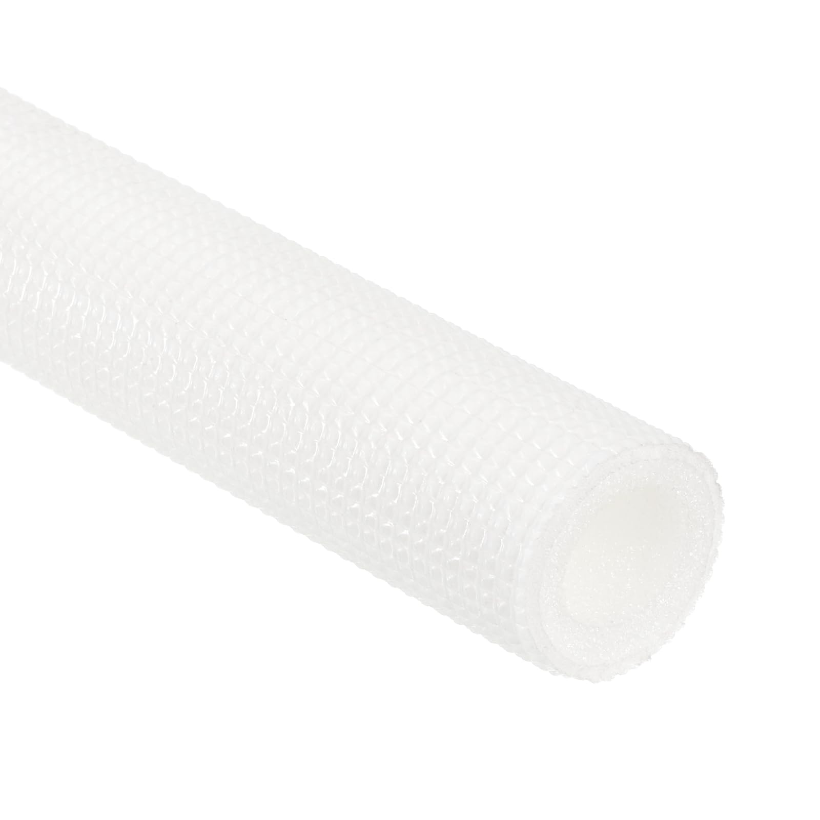 PATIKIL 4.9ft Pipe Insulation Tubing, 1 Pcs 7/8 Inch ID Heat Preservation Insulated Foam Tubing Handle Grip Support for Water Pipes, Air Conditioning Pipes, White