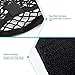 Yosoo 2 Pack Black Magic Adhesive Storage Net Elastic String Net Mesh Storage Pocket for Bottles, Groceries, Storage Add On Organizers for Car Truck