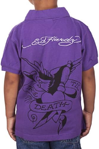 Ed Hardy Toddlers Eagle Polo - Purple