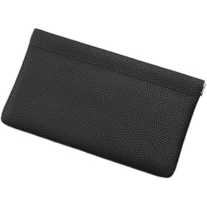 Cash Wallet Genuine Full Grain Leather Self-Closing Envelope Wallet Cash Organizer Card Holder Travel Wallet Passport Holder