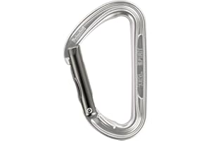 Petzl, Spirit Carabiner Straight, Versatile, Lightweight Carabiner for Rock Climbing, Available in Straight and Bent gate Versions