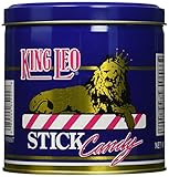 King Leo Soft Peppermint Stick Candy 19.2oz Gift Tin - Pack of 4