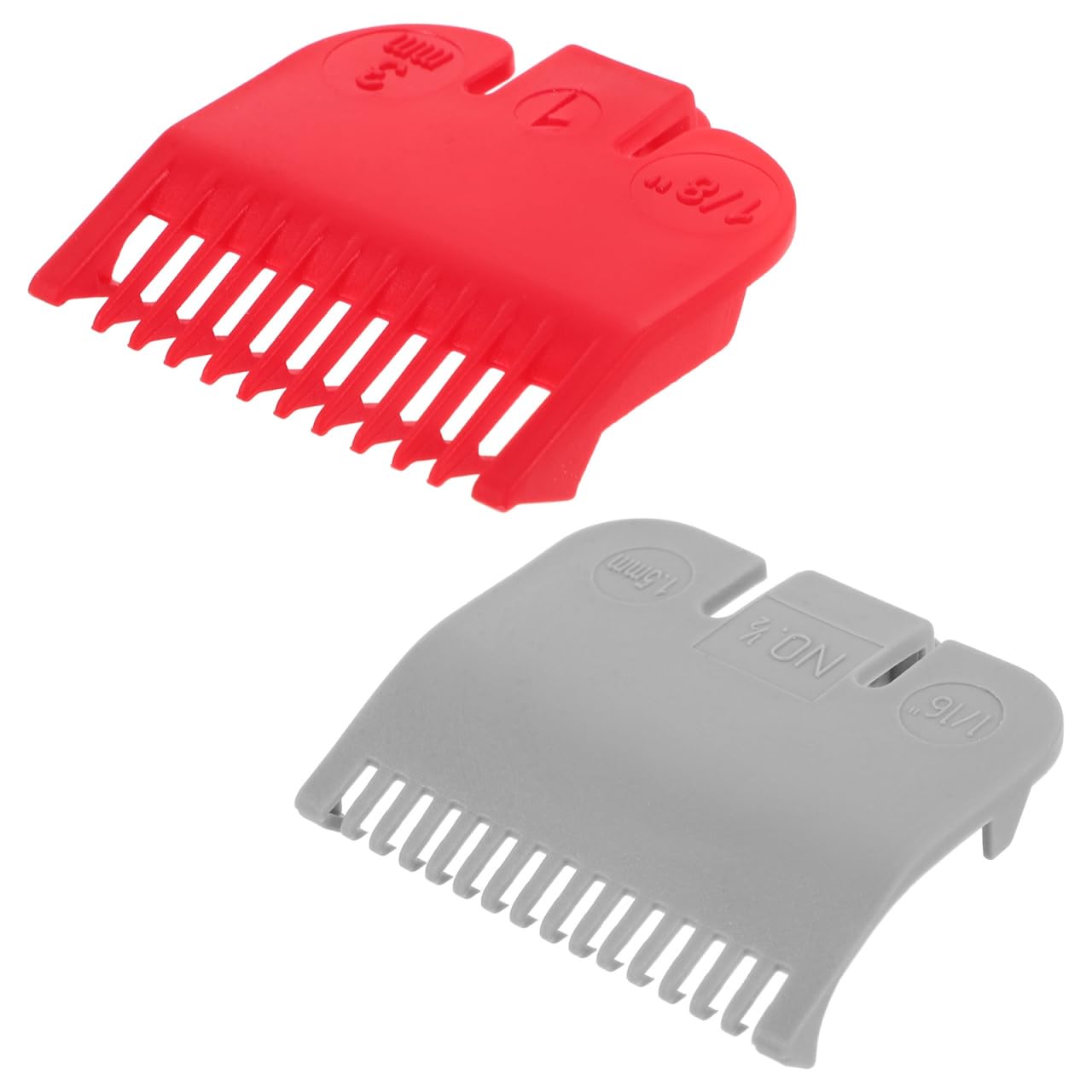 FRCOLOR 2Pcs Clipper Guards, Professional Hair Clippers Attachment Guide Combs, Precise Cutting Guides for Grooming and Shearing