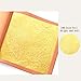 24 Karat Edible Gold Leaf 15 Sheets Gold Leaf 3.15 x 3.15 Inch for Arts &Crafts, Gilding, Cake Decorations, Beauty-Loose Leaf