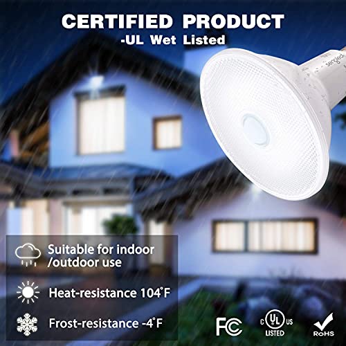 Sengled Outdoor Flood Light Bulbs Motion Activated, Motion Sensor Light