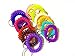 DoTebpa 30 pcs Stretchable Spiral Bracelet Wrist Coil Key Chains, Wrist band Key Ring Chain for Outdoor Sport, Multicolor