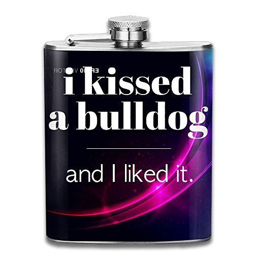 Green Bull Dog Flagon Wine Pot Stoup Stainless Steel Flask And Funnel Liquor Alcohol Rum Container Pocket For Adults