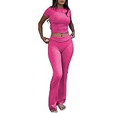 Nimsruc Two Piece Lounge Sets For Women Summer Outfits