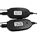 Camecho Updated 12V / 24V Wireless Color Video Transmitter & Receiver Kit for Vehicle RV Bus Front Car Backup Rear View Camera