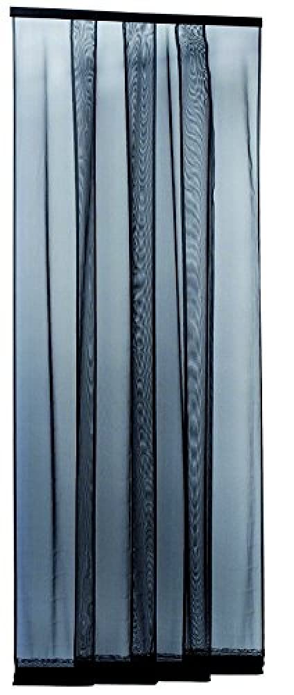 Blinky 74210 Mosquito Nets Stripe eccostri, 4 Bandelle, 100 x 250 cm, Anthracite