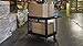 Luxor XLC11-B Two Shelf Heavy-Duty Utility Cart , Black