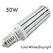 Bonlux 50W LED Corn Bulb with Large Mogul Screw E40 E39 Base Daylight Cold White 4500lm for Garden Street Path Area Lighting Garage Factory Warehouse Barn Porch Backyard Highbay LED Retrofit Bulb