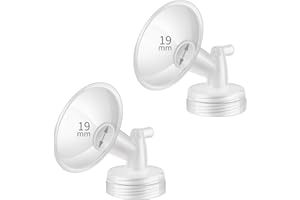 Begical 19mm Flanges Compatible with Spectra/Motif Luna/Amada MYA/Cimilre Breastpumps Replacement to Pump Parts/Flanges/Shields. Compatible with Spectra S1 S2 9 Plus Parts/Accessories