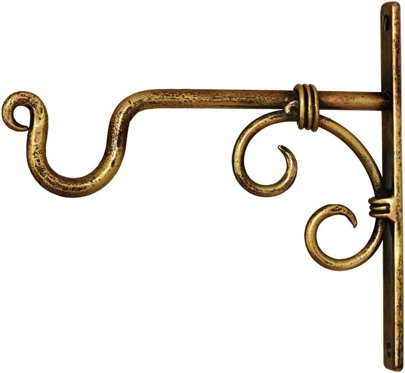SADHUBELA Royal Elephant Trunk Ankud – an Antique Golden Wall Mount Hanger- Perfect Wall Hook for Lantern, Planter, Bell, and Decorative Hangings