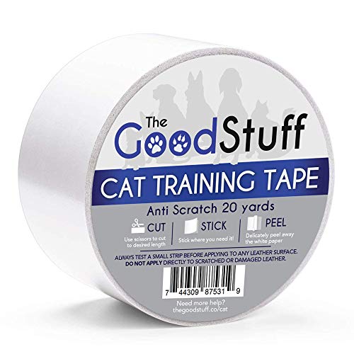 Cat Scratch Tape Furniture Protectors - Guard your Couch, Doors and Furniture from Anti Scratches Deterrent Cat Training Tape - Great for Leather and Fabric Couches, Door, and Pet Cats Protector Guard