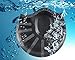 Ssking Swim Cap Keeps Hair and Ear protector -100% Silicone with Nose Clip &Ear Plugs for Women and Men (Black)
