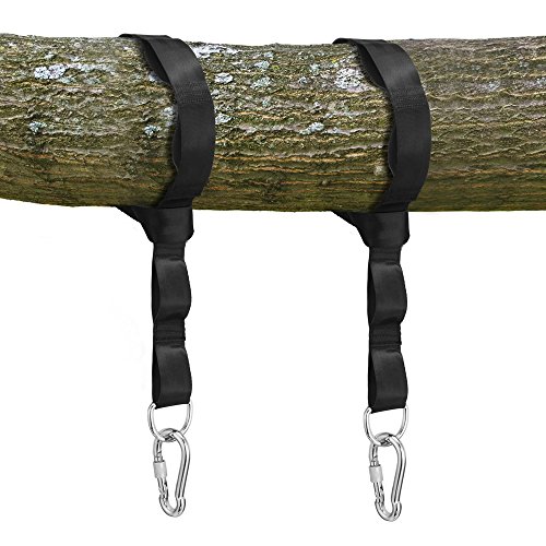 AusKit Adjustable Tree Swing Hanging Kit, Two 5FT (20 loops total) Tree Swing Straps Hold