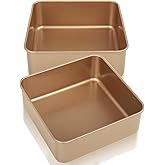 Baking Sheet Pans,2 Pack Nonstick Baking Sheet Pans,Cookie Sheet, Brownie Pan, Bread Pan for Toaster Oven, Small Baking Tray,Bakeware for Cakes, Cookies & Breads (9 Inches)