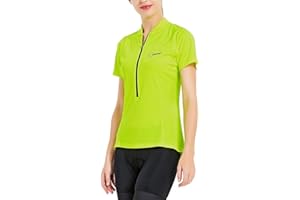 CATENA Women's Cycling Jersey Short Sleeve Workout Shirt Running Top Moisture Wicking Workout Sports T-Shirt