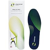 Enertor PX1 Walking Insoles - Hiking & Standing, Full Length Orthotics, Shock Absorbing Technology - Foot and Heel Pain Relief - for Plantar Fasciitis, ation, Arch and Flat Feet Support, US Mens 8-9