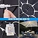 Patio Umbrella Lights,Naouis 104 LED Battery Operated String Lights with Remote Control for Patio Umbrellas Outdoor Use Camping Tents (Warm White)