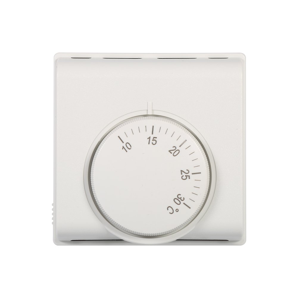 WGFOIP Adjustable Thermostat, Mechanical Temperature Wire Wall-Mounted Design, for Central Air Conditioning