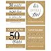 Big Dot of Happiness We Still Do - 50th Wedding Anniversary Decorations for Women and Men - Wine Bottle Label Stickers - Set of 4