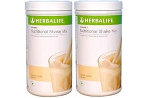 Herbalife Formula 1 Nutritional Shake Mix 500 Grams for Weight Loss - Vanilla Pack of 2